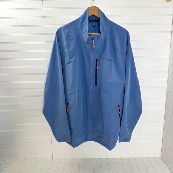 NEW Eddied Bauer Sandstone Backbone Jacket Blue 2X - Picture 1 of 7